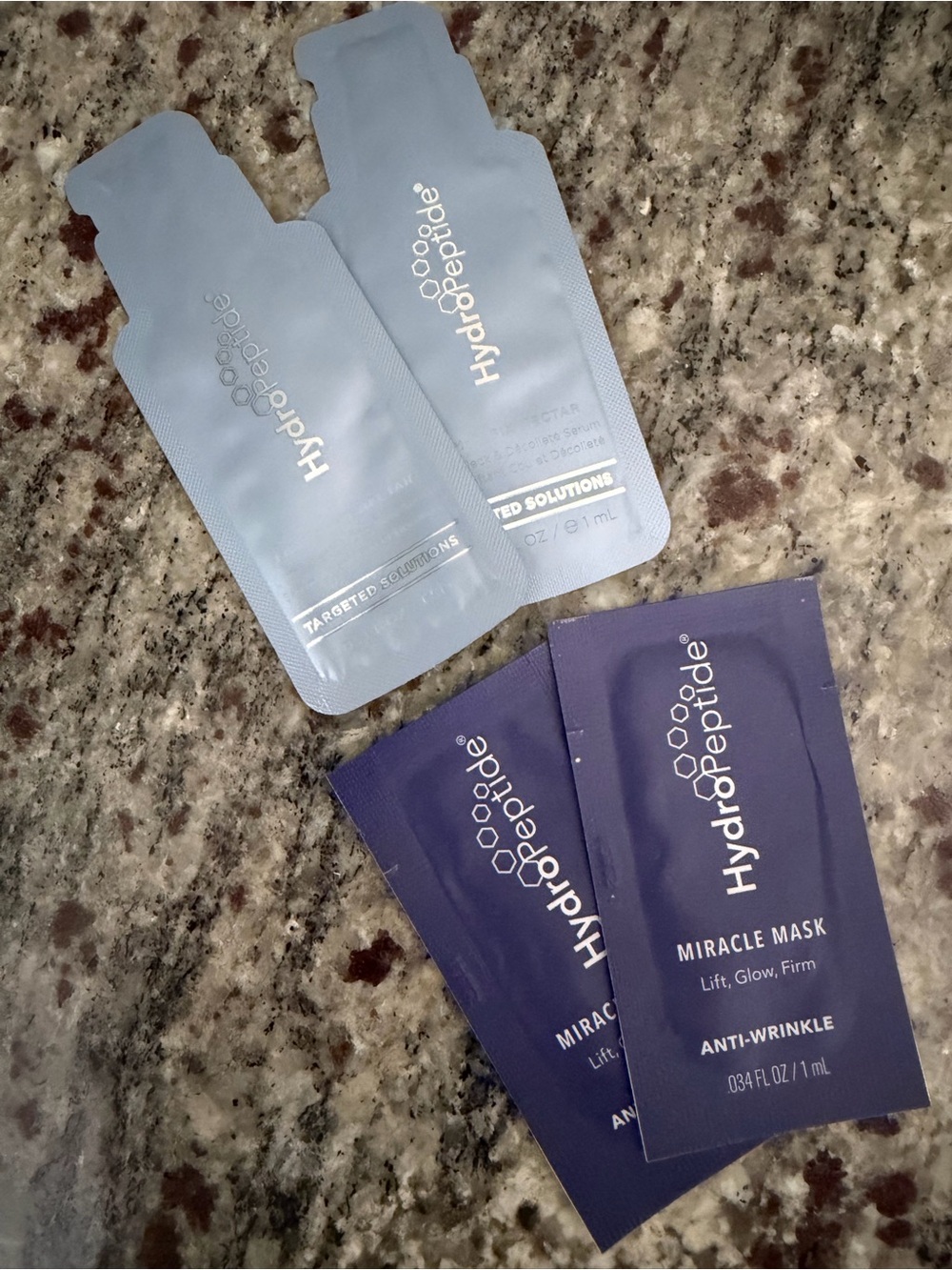 HydroPeptide Miracle Mask & Targeted Solutions Serum Packets - necti firm serum